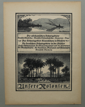 Art Print / Wilhelm Thiele Potsdam / 1920s / German Colony / South Africa / Kuwusee